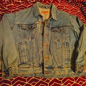Vintage oversized wrangler Jean jacket